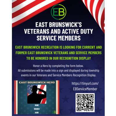 East Brunswick's Veteran and Active Duty Recognition