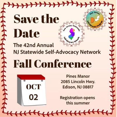 Save the Date: 42nd Annual Statewide Self-Advocacy Network Fall Conference